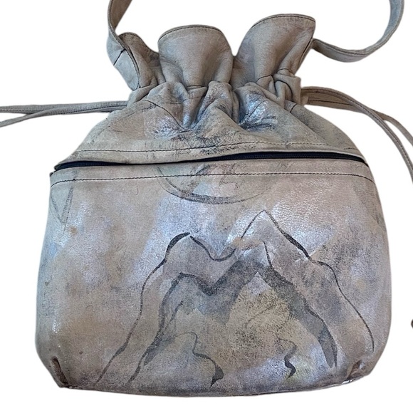 Jane Yoo Vintage Leather Bag Signed - Picture 5 of 11